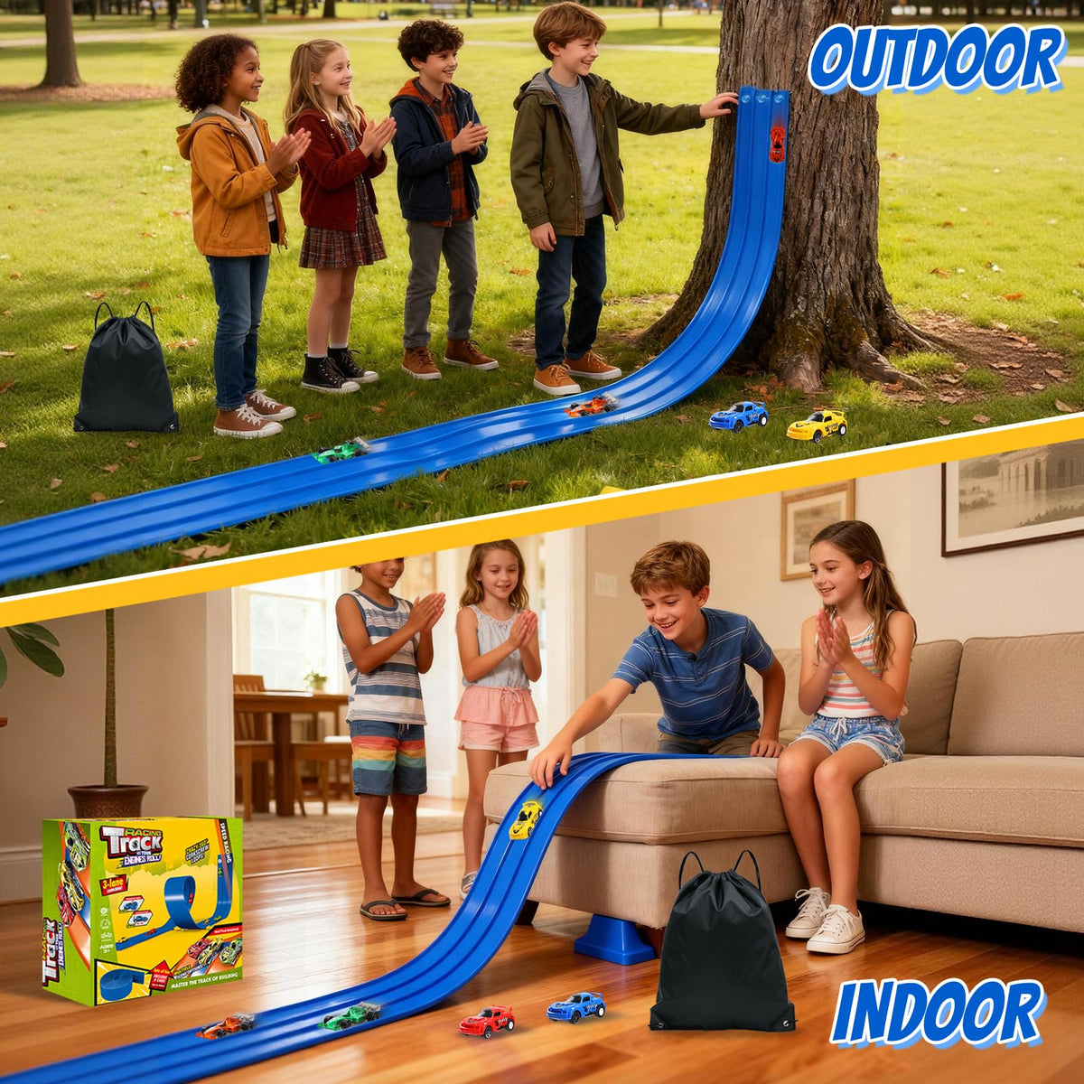 Yunzuiyue kid-friendly DIY track set for creative setup anywhere