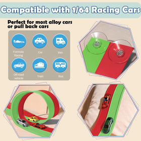 YUOIOYU Flex Tracks compatible with 1/64 cars like Matchbox