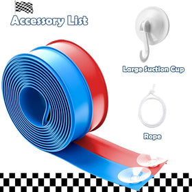 YUOIOYU Flex Tracks stored under bed after playtime.