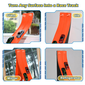 YUOIOYU kids building a custom racing course