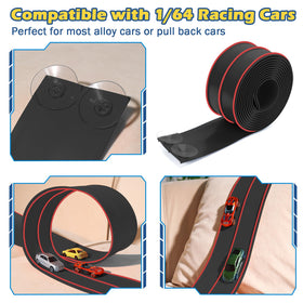 YUOIOYU suction cups provide strong attachment on smooth surfaces for stable race courses.