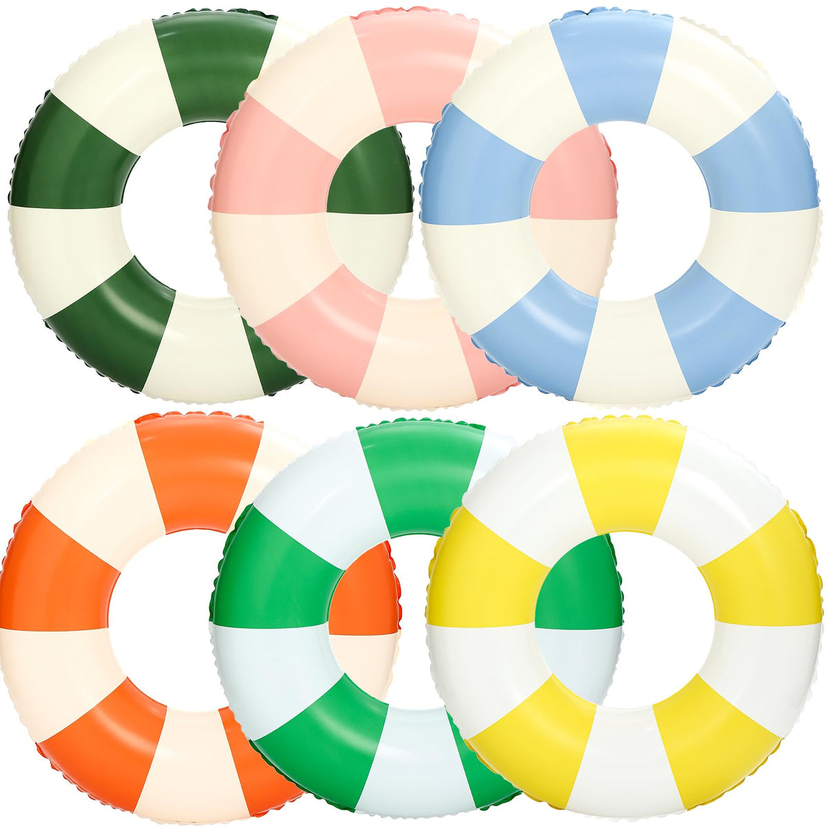 Yuokwer six-pack pool floats ideal for group gatherings