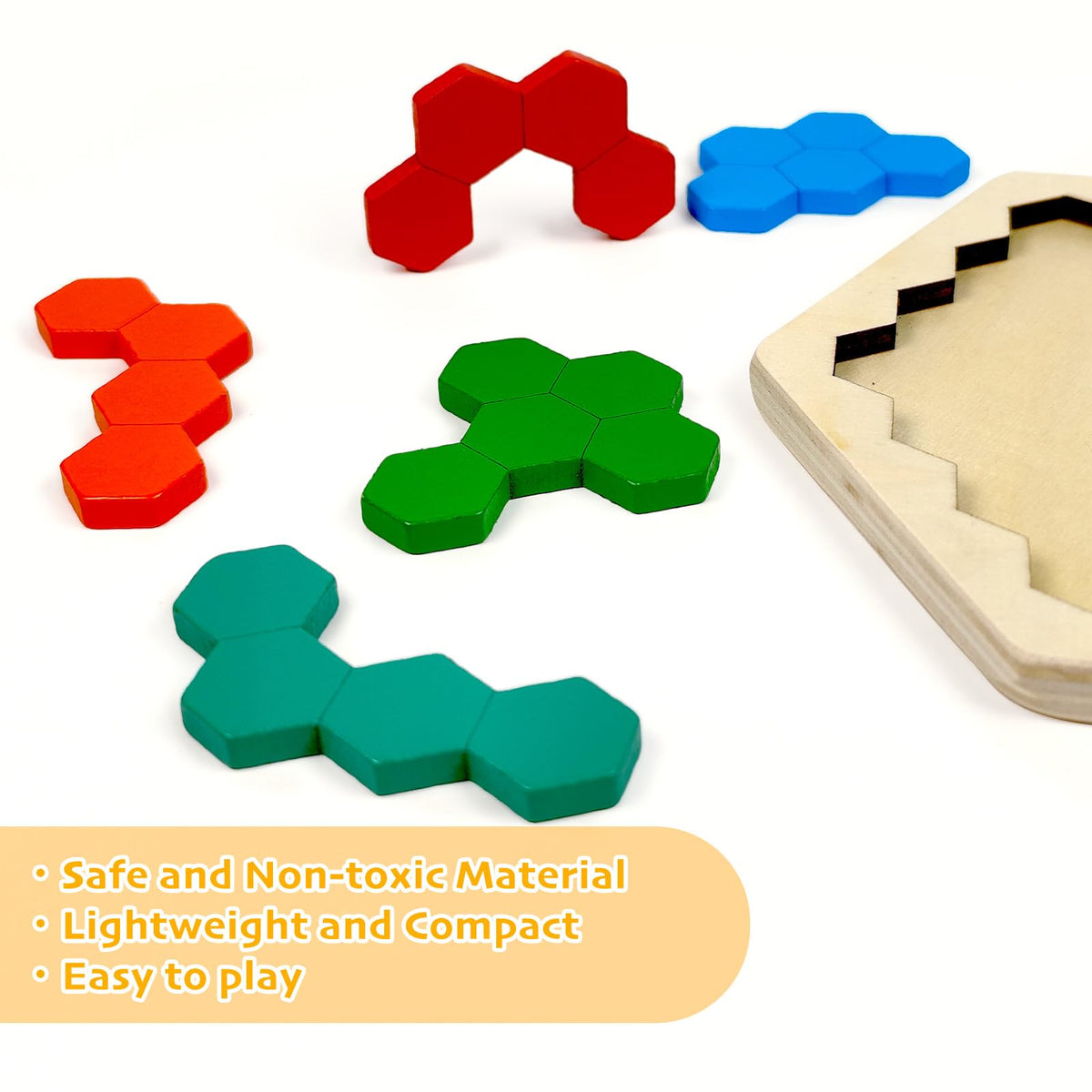 yuqilin child solving tangrams to boost hand-eye coordination