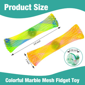 YUQILIN marble mesh fidget close-up showing squeeze-friendly design for stress relief