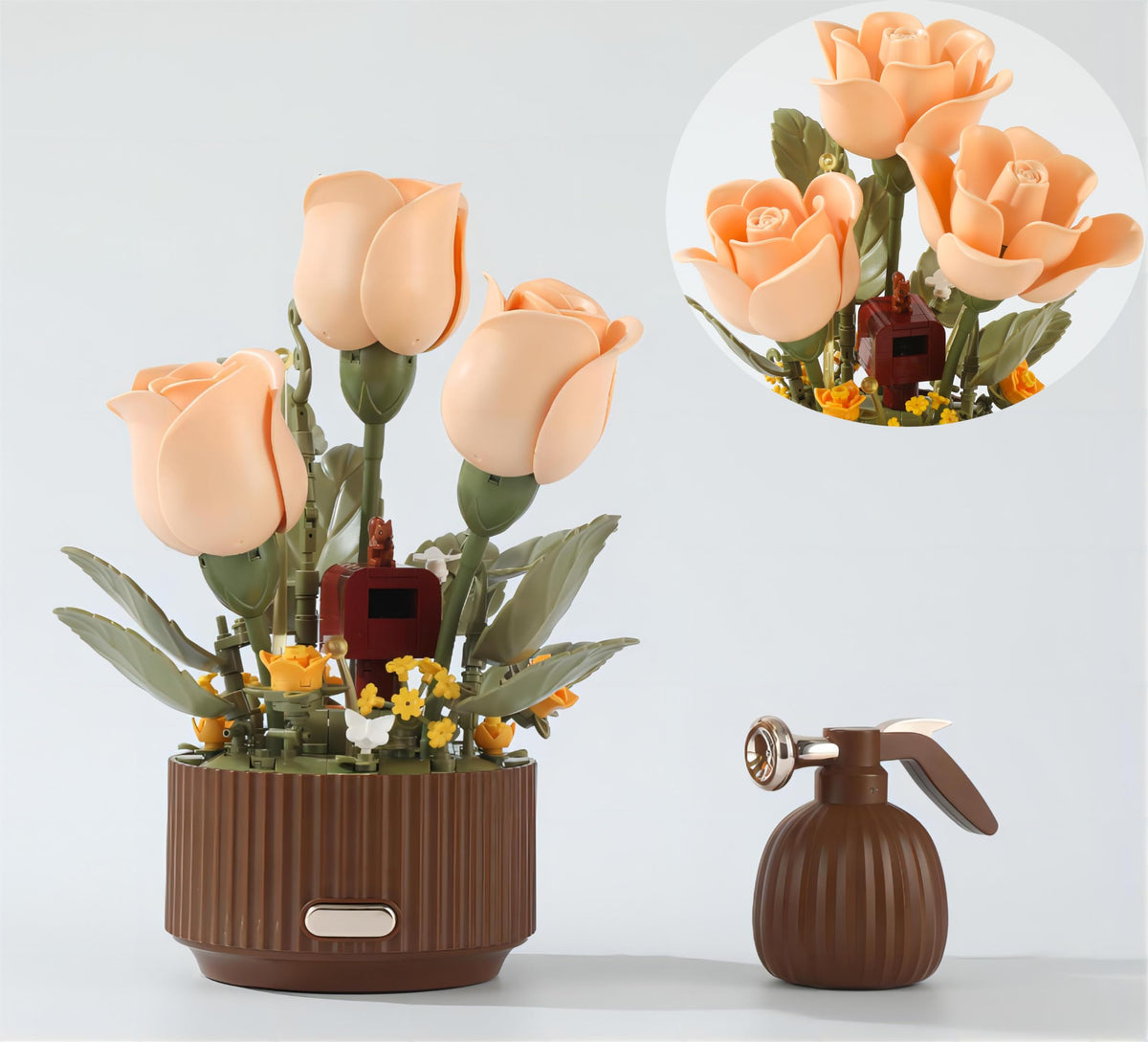 Yushinv Electric Flower Bouquet Symphony motor blooms for engaging pretend play.