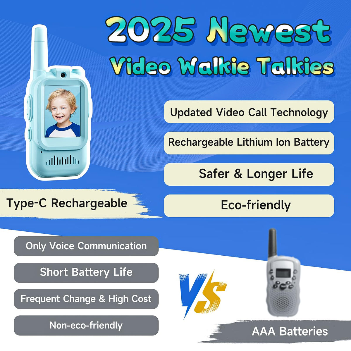 YUSSBCU two-pack walkie talkies provide long-range outdoor connection for adventures