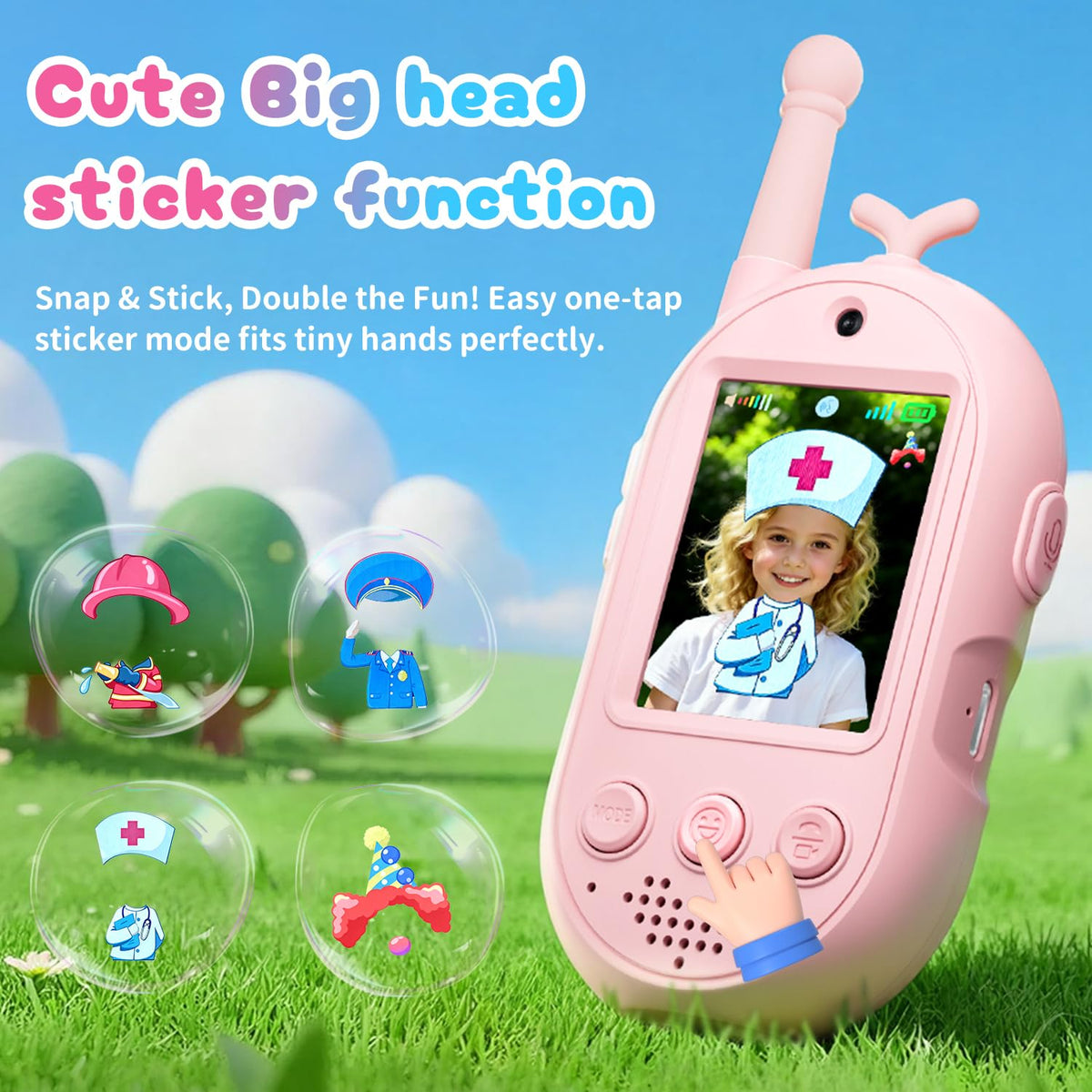 YUSSBCU video walkie talkies long distance range supports outdoor adventures confidently.