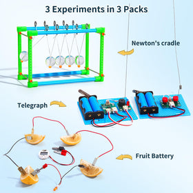 Yutin 7-in-1 STEM kit Newton's cradle for hands-on physics exploration.