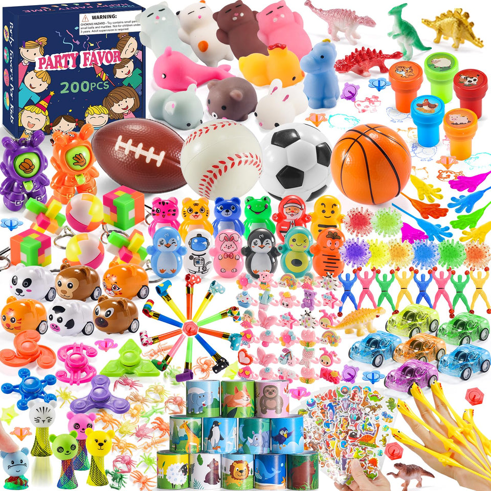 Yutin bulk party favors 200pc assortment for easy party planning