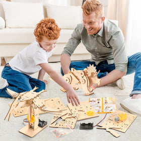 Yutin Dinosaur STEM Kit non-toxic plywood ensures safe, durable play.