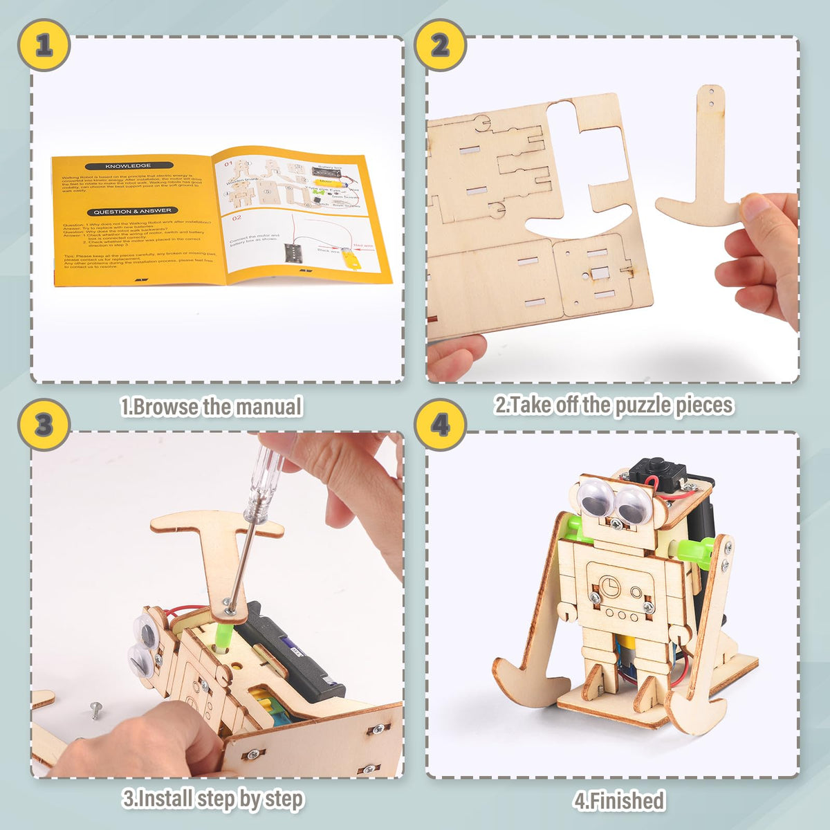 Yutin non-toxic plywood and rounded corners ensure safe, durable woodworking projects.