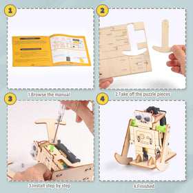 Yutin non-toxic plywood and rounded corners ensure safe, durable woodworking projects.