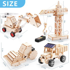 Yutin STEM Kit Non-toxic Plywood—safe materials with smooth edges for worry-free play.