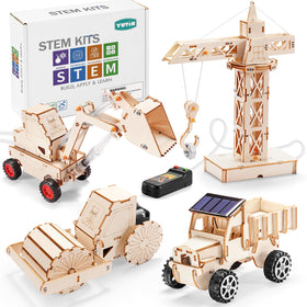 Yutin STEM Kit Tower Crane—hands-on build boosting focus and fine motor skills.