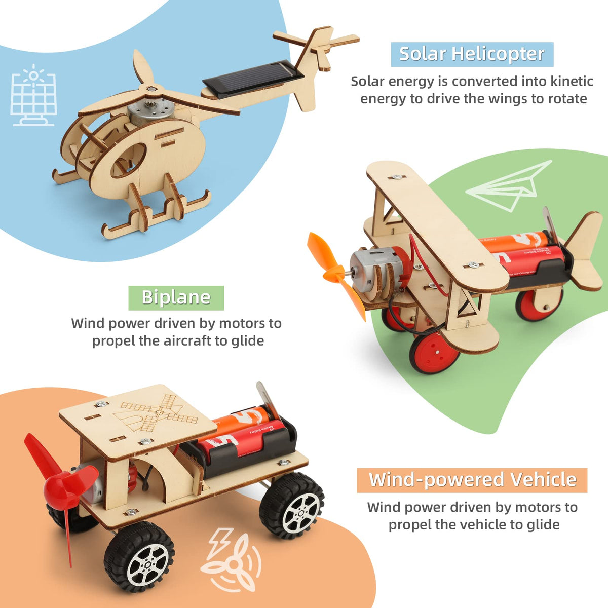 Yutin STEM kit off-road vehicle highlighting rugged wooden build