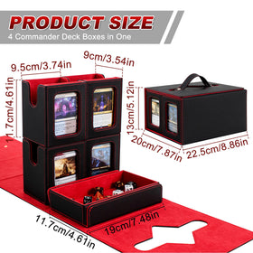 Yuunaie storage box with card dividers to separate decks by format or color