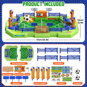Yuyctwg mini foosball table 2-player action for family-friendly competition.