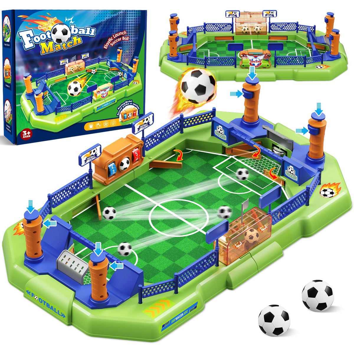 Yuyctwg mini foosball table assembly setup for quick family play sessions.