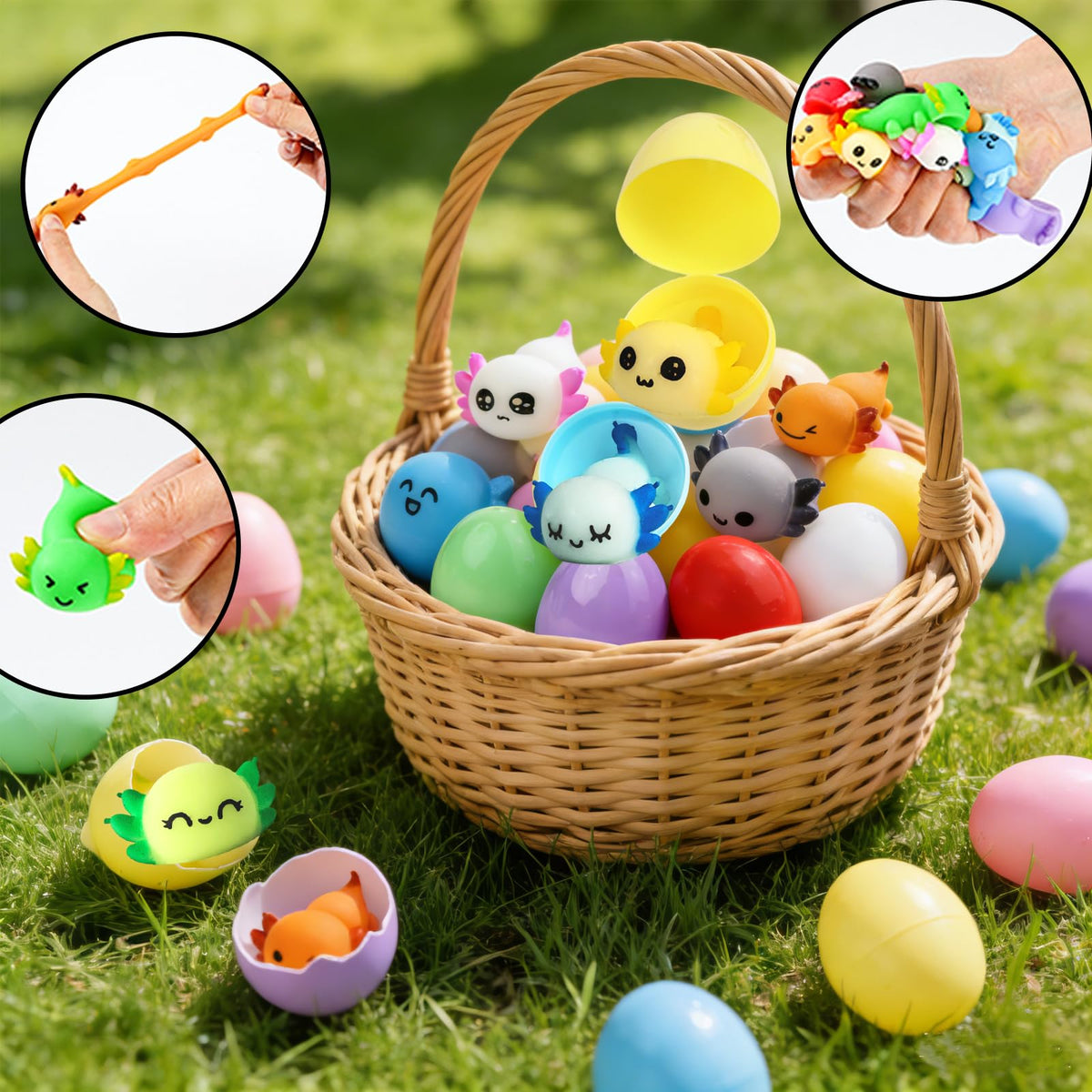 YUYUGAGA BPA-free squishies are durable and easy to clean for long-lasting play.