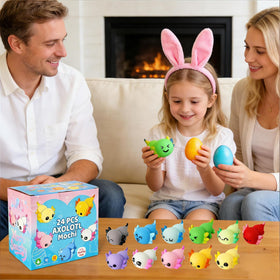 YUYUGAGA color-rich eggs enhance classroom exchanges with safe, washable squishies.