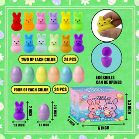 YUYUGAGA washable squishies easily clean after playtime and school activities.