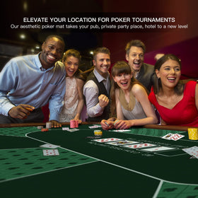 YUZPKRSI elegant printed patterns elevate poker night