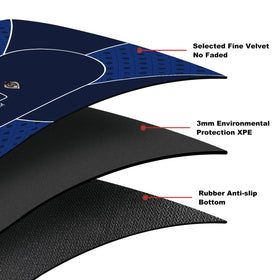 YUZPKRSI poker mat ultra-smooth surface enables seamless card play
