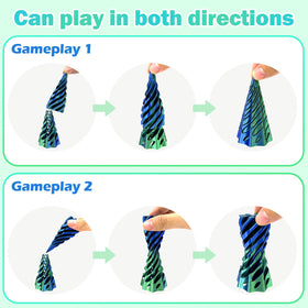 YVBBHE 10-pack spiral fidget cone aiding restless hands in meetings