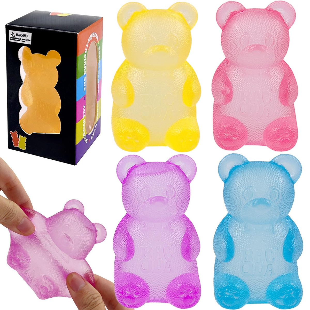 YVBBHE bear and sugar ball sensory toy for relaxing fidget play.