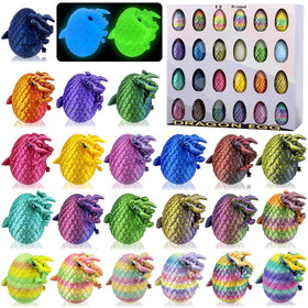YVBBHE dragon eggs set of 24 for Easter decorations and play.
