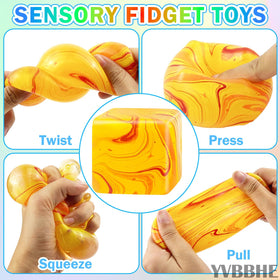 YVBBHE green sugar sensory toy offering discreet stress relief in pockets.