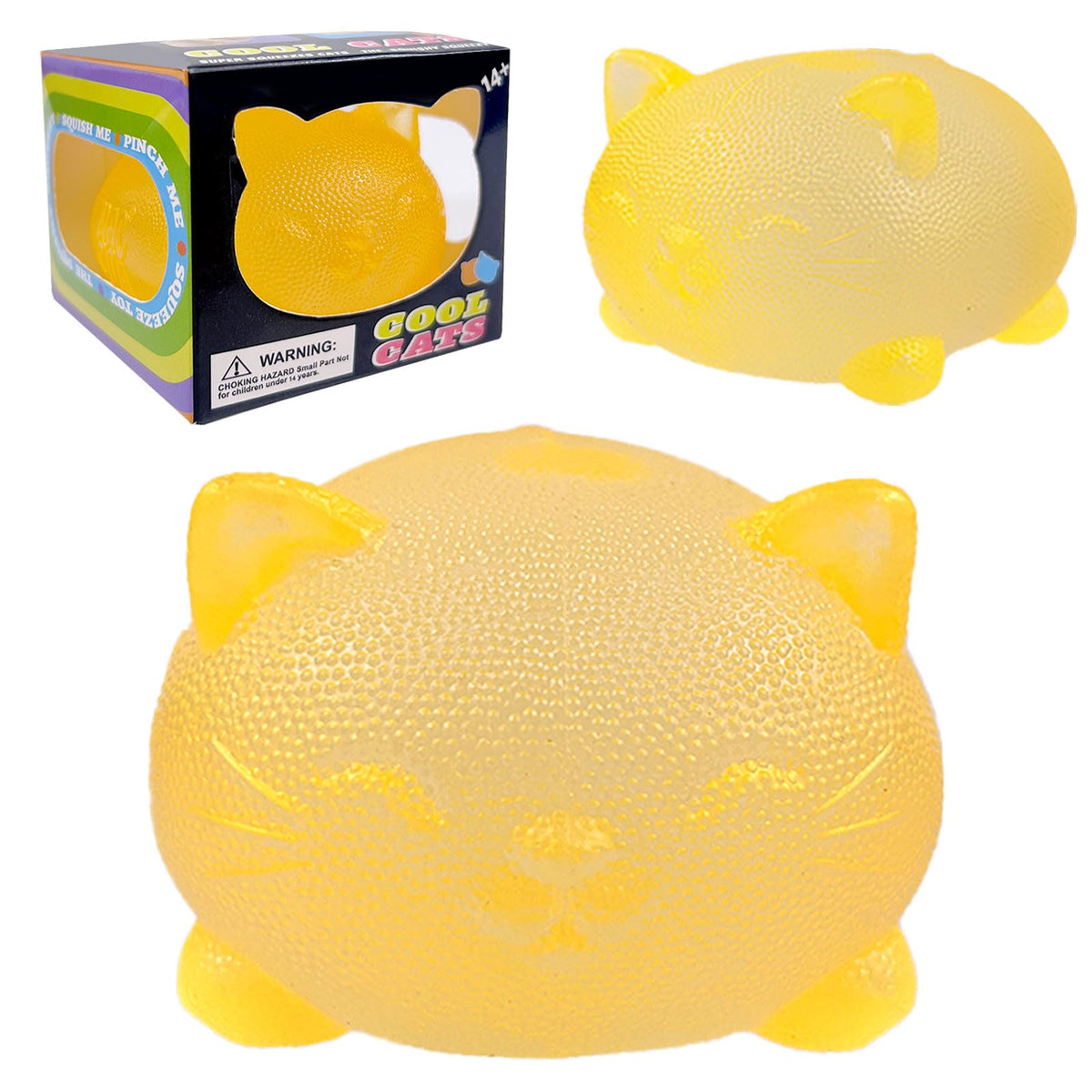 YVBBHE Gummy Kitty squishy toy for calming sensory play.