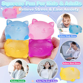 YVBBHE slow-rise squishy blue toy ideal for discreet desk fidgeting