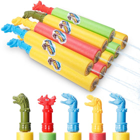 Yvzean dinosaur water gun with Triceratops handle for outdoor battles.