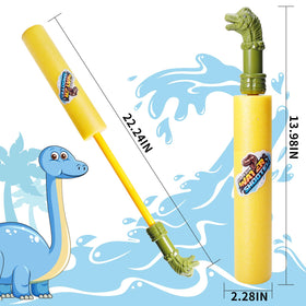 Yvzean dinosaur water gun with Tyrannosaurus Rex handle for action-packed pool play.