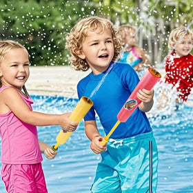 Yvzean water gun features ergonomic 13.98-inch length for comfortable grip.
