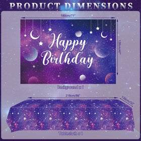 Ywediim 9oz cups glow with galaxy design for quick servings.