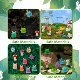 ywevyezc resin cat for moss gardens and shelf charm