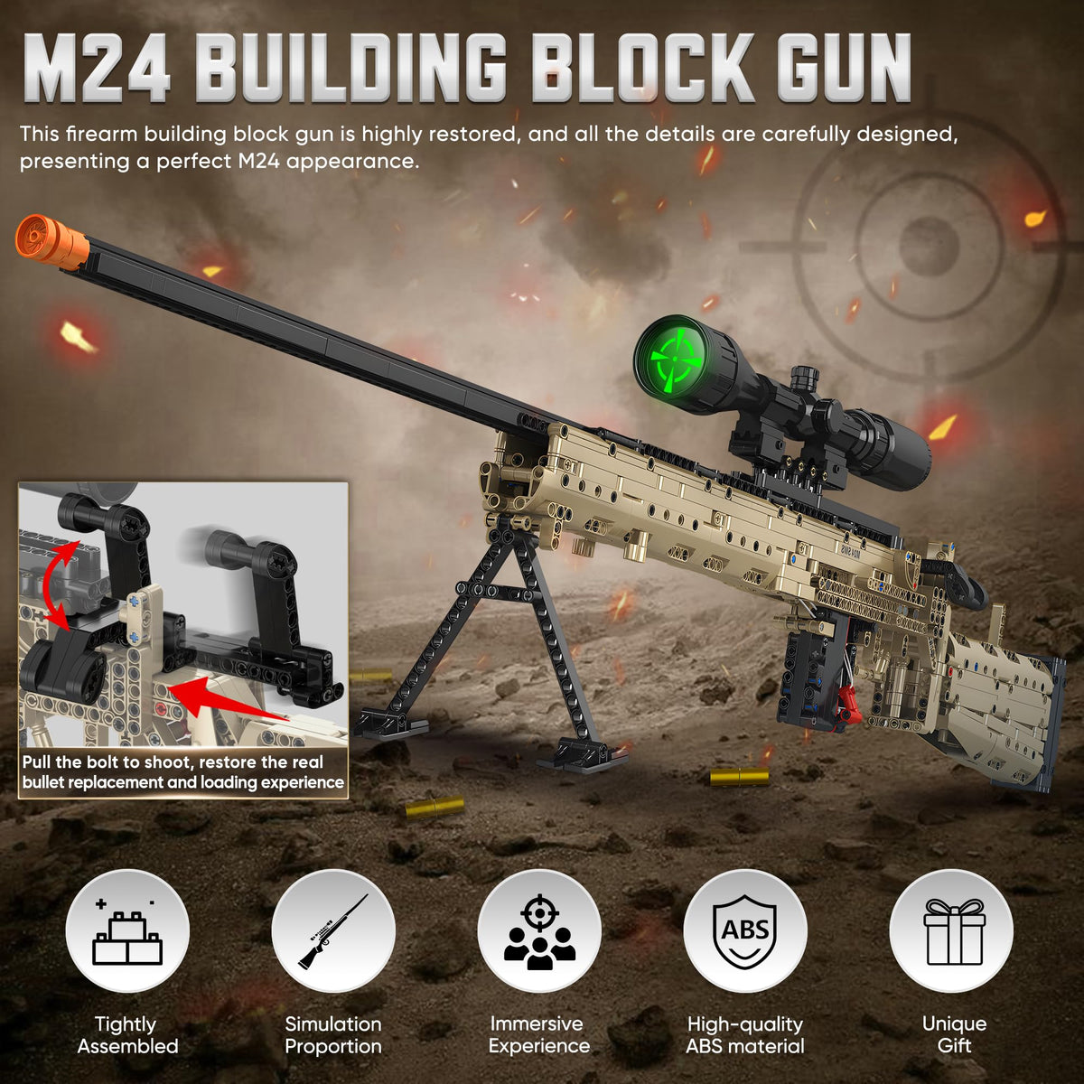 YWFSFZ Safe ABS plastic parts ensure smooth assembly and durability.