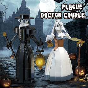 YXMUGXY finished plague doctor model suitable for shelf display.