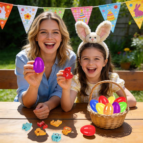 Yxwomenxy wooden eggs support fine motor skills through careful assembly.