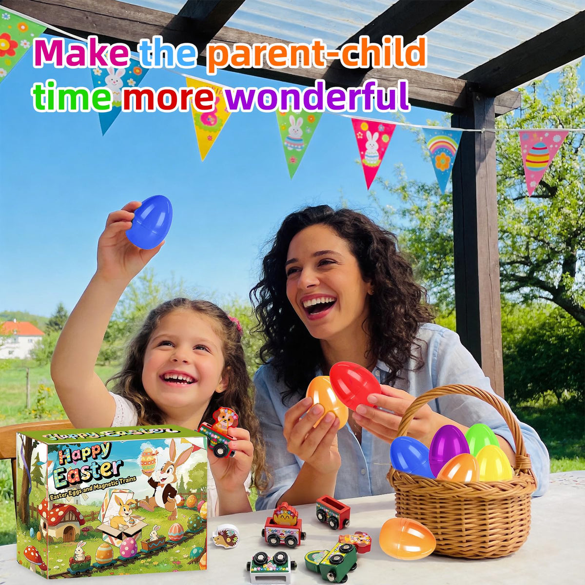 Yxwomenxy train cars with animal characters for imaginative play
