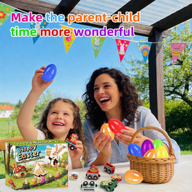 Yxwomenxy train cars with animal characters for imaginative play