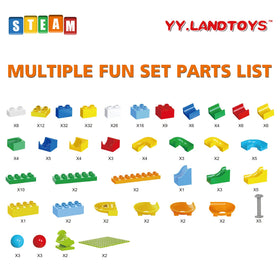 YY LANDTOYS high-quality construction with smooth edges and bright colors for safe play