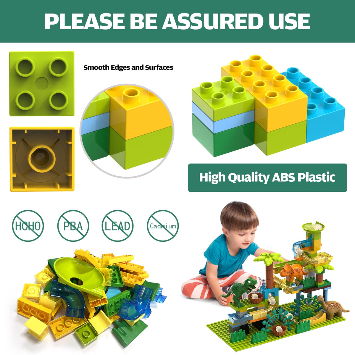YY LANDTOYS compatible with LEGO DUPLO bricks enables open-ended creativity and building extensions.