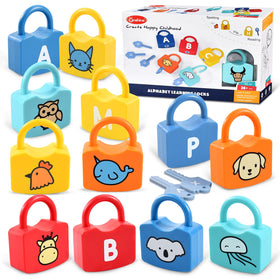 YYDeek alphabet locks with 26 letters for hands-on letter matching.