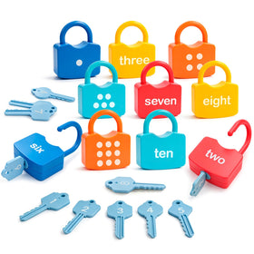 YYDeek lock-and-key number puzzle boosts counting skills.