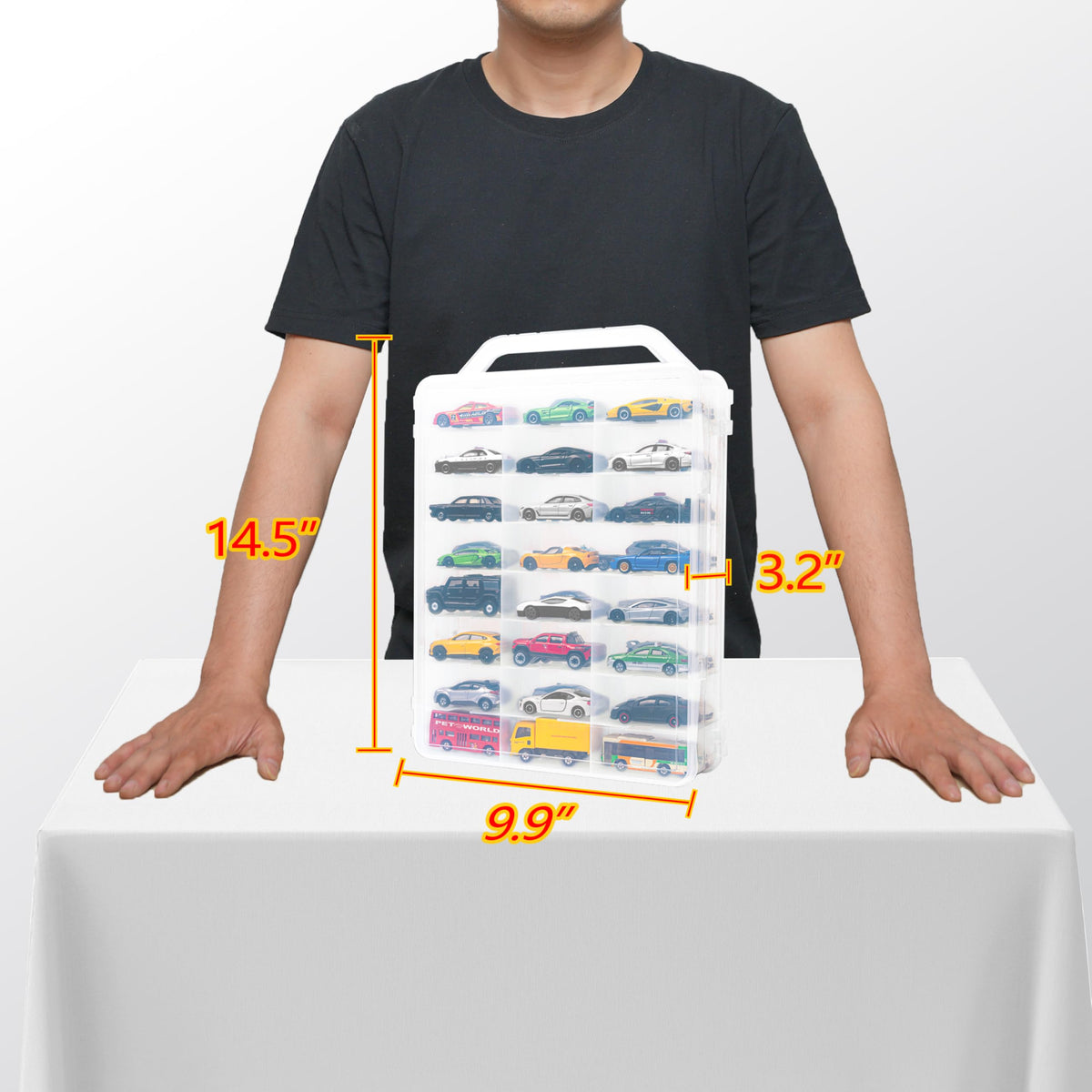 YYDS compact portable storage case ideal for at-home or on-the-go play.