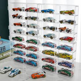 YYDS display case for 1/64 scale cars, holds up to 32 vehicles.