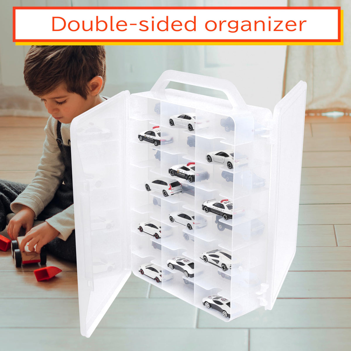 YYDS transparent PP material offers clear interior visibility for quick access.